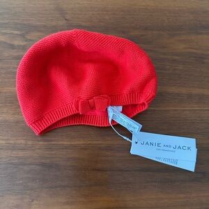 NWT Janie and Jack Beret 12-18 mo